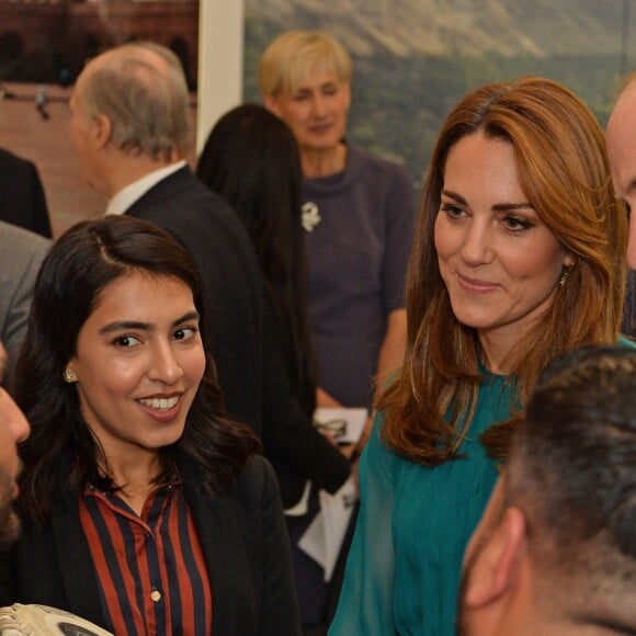 Kate Catherine Middleton, duchesse de Cambridge, et le prince William, duc de Cambridge, en visite au centre Aga Khan à Londres. Le 2 octobre 2019