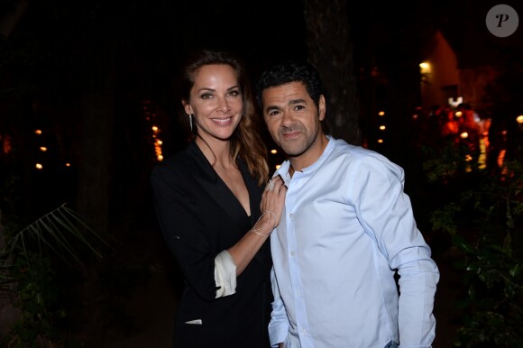 Exclusif - Mélissa Theuriau avec son mari Jamel Debbouze assistent à la fête de clôture du 9ème festival "Marrakech du Rire 2018" au Palais Bahia de Marrakech au Maroc le 15 juin 2019. © Rachid Bellak/Bestimage