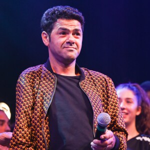 Jamel Debbouze - Finale du Trophée d'Impro Culture & Diversité, au Théâtre de la Madeleine Paris le 27 mai 2019.