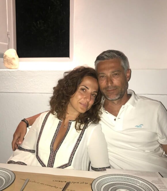 Maria Aliagas et son compagnon en Grèce, le 30 juillet 2018