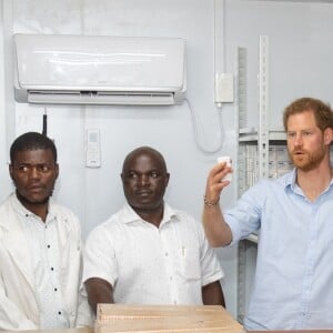 Le prince Harry, duc de Sussex, visite le centre de santé Mauwa de Blantyre, au Malawi, lors de la neuvième journée de la visite royale en Afrique. Blantyre, le 1er Octobre 2019.