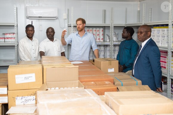 Le prince Harry, duc de Sussex, visite le centre de santé Mauwa de Blantyre, au Malawi, lors de la neuvième journée de la visite royale en Afrique. Blantyre, le 1er Octobre 2019.