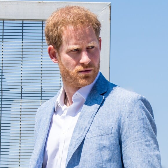 Le prince Harry visite l'association "Yes" (Youth Employment Service) qui oeuvre pour résoudre le problème du chômage des jeunes en Afrique du Sud. Johannesburg, le 2 octobre 2019.