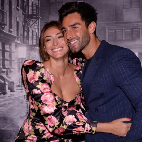 Valentin Léonard et sa compagne Rachel Legrain-Trapani (Miss France 2007) présents pour la soirée de réouverture de la boutique "Breitling", située rue de la Paix. Paris, le 3 octobre 2019. © Rachid Bellak/Bestimage