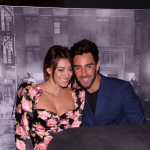 Valentin Léonard et sa compagne Rachel Legrain-Trapani (Miss France 2007) lors de la soirée de réouverture de la boutique "Breitling", située rue de la Paix. Paris, le 3 octobre 2019. © Rachid Bellak/Bestimage