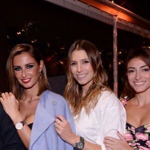 Camille Cerf (Miss France 2015), Malika Ménard (Miss France 2010), Rachel Legrain-Trapani (Miss France 2007) et Laury Thilleman (Miss France 2011) lors de la soirée de réouverture de la boutique "Breitling", située rue de la Paix. Paris, le 3 octobre 2019. © Rachid Bellak/Bestimage