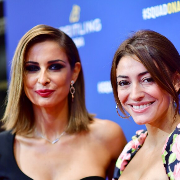 Malika Ménard (Miss France 2010) et Rachel Legrain-Trapani (Miss France 2007) lors de la soirée de réouverture de la boutique "Breitling", située rue de la Paix. Paris, le 3 octobre 2019. © Rachid Bellak/Bestimage