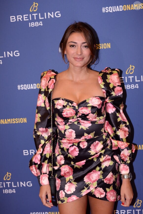 Rachel Legrain-Trapani (Miss France 2007) lors de la soirée de réouverture de la boutique "Breitling", située rue de la Paix. Paris, le 3 octobre 2019. © Rachid Bellak/Bestimage