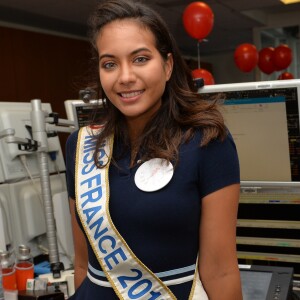 Vaimalama Chaves, Miss France 2019 à l'opération Charity Day chez Aurel BCG partners à Paris le 11 septembre 2019. © Veeren / Bestimage