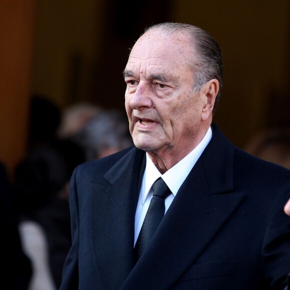 Jacques Chirac - Obèsques de Bernard Niquet, à Paris, le 15 novembre 2011.

