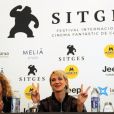 Asia Argento en conférence de presse lors du 52ème festival international du film fantastique à Sitges le 6 octobre 2019.