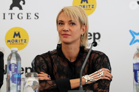Asia Argento en conférence de presse lors du 52ème festival international du film fantastique à Sitges le 6 octobre 2019.