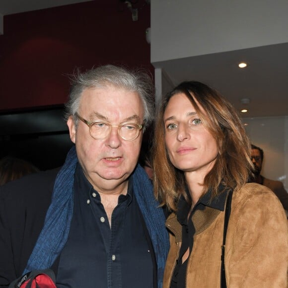 Dominique Besnehard et Camille Cottin - Remise du prix Cinéma 2019 de la Fondation Barrière pour le film "Les Eblouis" au Publicis Cinémas à Paris le 7 Octobre 2019. © Coadic Guirec/Bestimage