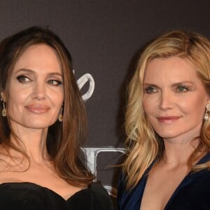 Angelina Jolie et Michelle Pfeiffer assistent à l'avant-première de "Maléfique : Le pouvoir du Mal" à Rome, le 7 octobre 2019.