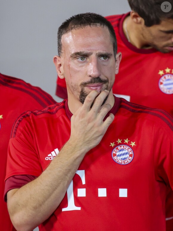 Franck Ribéry - Présentation officielle de l'équipe du Bayern de Munich à Munich le 16 juillet 2015.