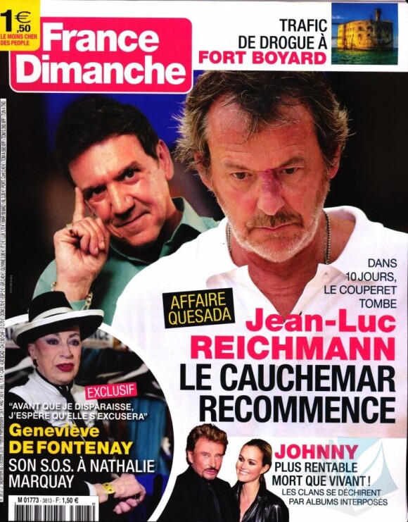 Magazine "France dimanche" en kiosques le 27 septembre 2019.