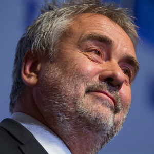 Luc Besson lors de la première de "Valerian et la Cité des Mille Planètes" à Moscou, le 27 juillet 2017.