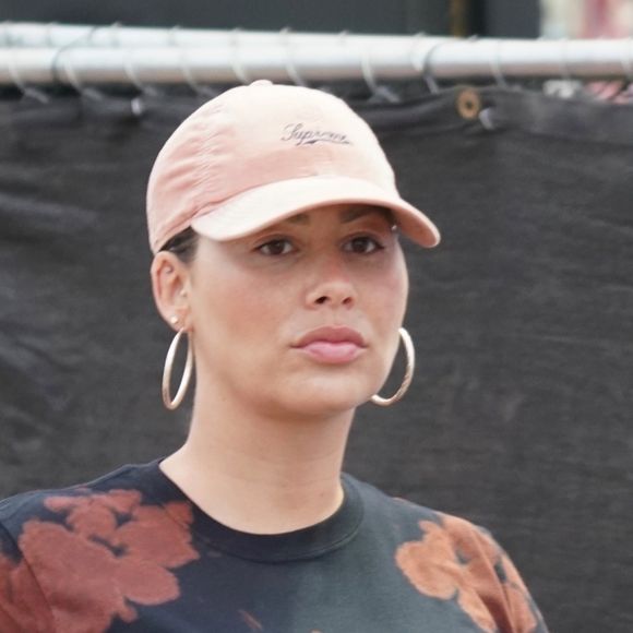 Amber Rose très enceinte à son arrivée en famille au Chili Cook-Off dans le quartier de Malibu à Los Angeles, le 1er septembre 2019.