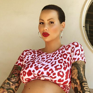 Amber Rose, enceinte de 8 mois, sur Instagram. Le 28 août 2019.