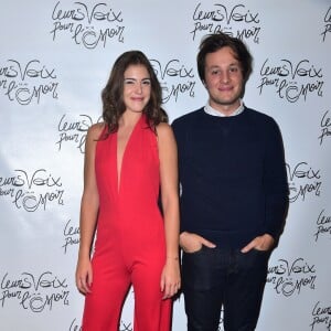 Barbara Opsomer et Vianney - Photocall du concert caritatif "Leurs Voix Pour l'Espoir" à L'Olympia à Paris le 17 septembre 2015.