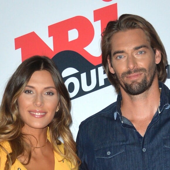 Camille Cerf et Camille Lacourt - Conférence de rentrée du Groupe NRJ au théâtre des Folies Bergère à Paris, le 16 septembre 2019. © Veeren/Bestimage