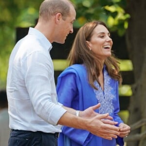 Le prince William et Catherine (Kate) Middleton visitent les collines de Margalla dans le cadre de leur visite officielle de cinq jours au Pakistan. Islamabad, le 15 octobre 2019.