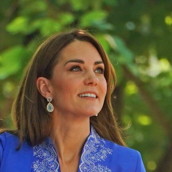 Catherine (Kate) Middleton visite les collines de Margalla dans le cadre de sa visite officielle de cinq jours au Pakistan. Islamabad, le 15 octobre 2019.