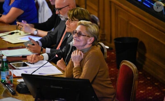 Isabelle Balkany, maire par intérim de Levallois, préside le conseil municipal - Conseil municipal de Levallois le 23 septembre 2019. © Federico Pestellini/Panoramic/Bestimage