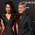  George Clooney et sa femme Amal - Première du film " Tomorrowland " à Los Angeles. Le 09 mai 2015. 