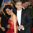  George Clooney et Amal Alamuddin Clooney - Soirée Costume Institute Gala 2015 (Met Ball) au Metropolitan Museum, New York. Le 4 mai 2015.  