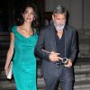 George et Amal Clooney à New York, le 1er octobre 2019.
