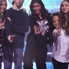 Jenifer et son équipe pour la demi-finale de "The Voice 2019", le 18 octobre, sur TF1