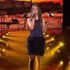 Lola, Talent de Jenifer, lors de la demi-finale de "The Voice Kids 2019", le 18 octobre, sur TF1