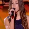 Lola, Talent de Jenifer, lors de la demi-finale de "The Voice Kids 2019", le 18 octobre, sur TF1
