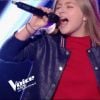 Justine, Talent de Jenifer, lors de la demi-finale de "The Voice Kids 2019", le 18 octobre, sur TF1