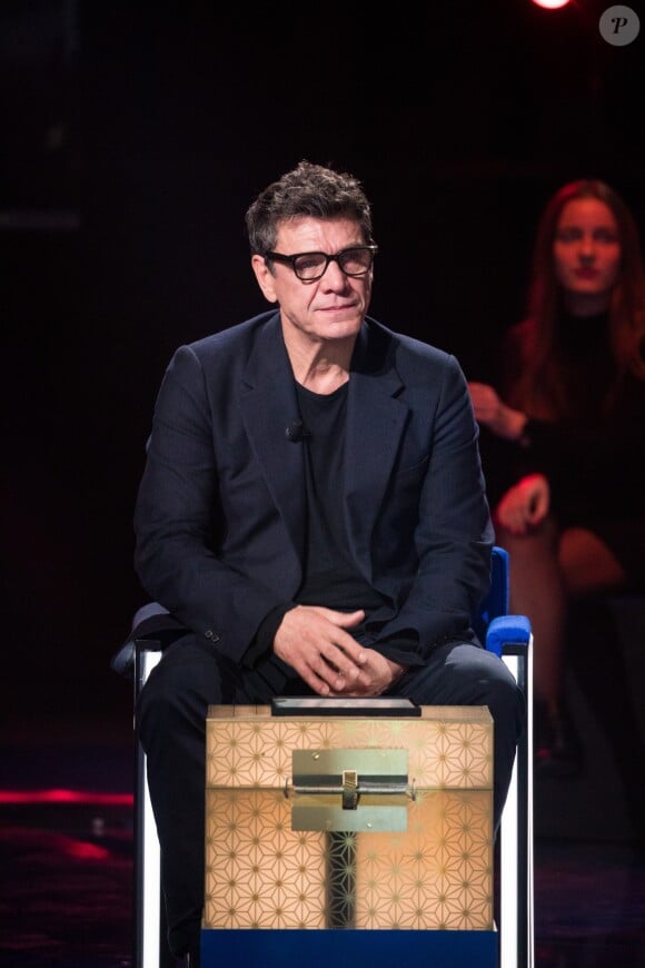 Exclusif - Marc Lavoine - Enregistrement de l'émission "La boite à secrets", présentée par F.Bollaert, qui sera diffusée le 18 octobre sur France 3 en prime time. Le 7 octobre 2019 © Tiziano Da Silva / Bestimage