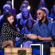 Exclusif - Lio et Slimane Nebchi - Enregistrement de l'émission "La boite à secrets", présentée par F.Bollaert, qui sera diffusée le 18 octobre sur France 3 en prime time. Le 7 octobre 2019 © Tiziano Da Silva / Bestimage