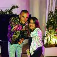 Inès Reg et le rappeur Fianso sur Instagram.