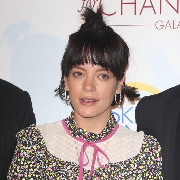 Lily Allen au gala "Champions for Change" à New York, le 17 octobre 2019.