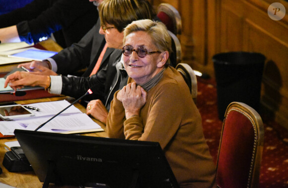 Isabelle Balkany, maire par intérim de Levallois, préside le conseil municipal de Levallois, le 23 septembre 2019. © Federico Pestellini / Panoramic / Bestimage