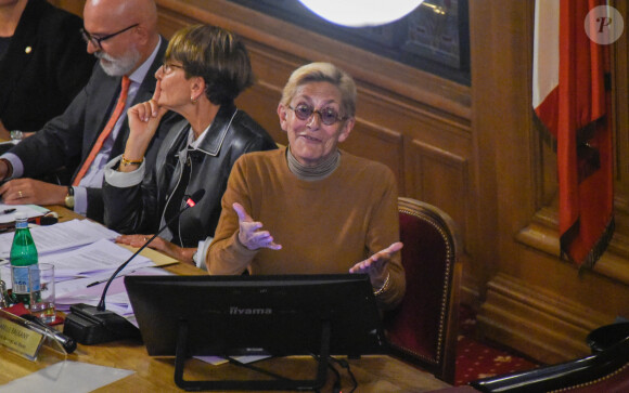 Isabelle Balkany, maire par intérim de Levallois, préside le conseil municipal - Conseil municipal de Levallois le 23 septembre 2019. © Federico Pestellini/Panoramic/Bestimage