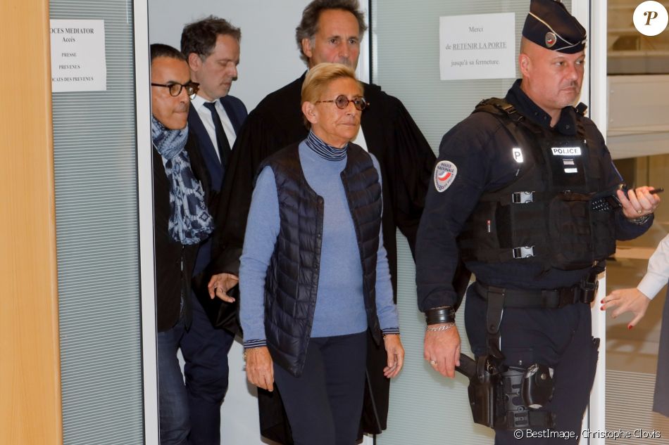 Maître PierreOlivier Sur Isabelle Balkany à la sortie du tribunal de