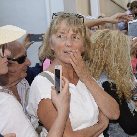 Sandra Gago - Les invités arrivent au mariage de Rafael Nadal et Xisca Perello à Majorque le 19 octobre 2019.