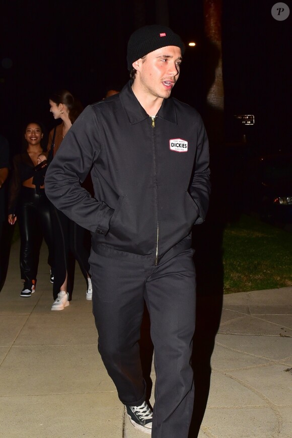 Exclusif - Brooklyn Beckham a assisté à la soirée d'anniversaire d'Andrew Watt dans une magnifique demeure du quartier de Beverly Hills à Los Angeles, le 19 octobre 2019.