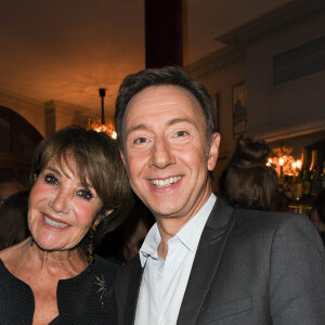 Exclusif - Yaguel Didier et Stéphane Bern - People à la première du spectacle de Stéphane Bern, "Vous n'aurez pas le dernier mot" au Théâtre Montparnasse à Paris. Le 14 octobre 2019 © Coadic Guirec / Bestimage