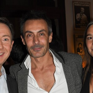 Exclusif - Stéphane Bern, Benoit Soles et Anne Plantey - People à la première du spectacle de Stéphane Bern, "Vous n'aurez pas le dernier mot" au Théâtre Montparnasse à Paris. Le 14 octobre 2019 © Coadic Guirec / Bestimage