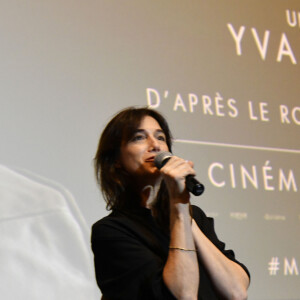 Charlotte Gainsbourg durant la soirée d'ouverture de la 1ere éditon du Festival Ciné Roman à Nice le 23 octobre 2019. © Bruno Bebert/Bestimage