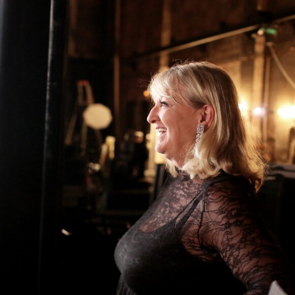 Exclusif - Charlotte de Turckheim en backstage - Enregistrement de la pièce de théâtre "On refait le boulevard" au théâtre de la porte Saint-Martin à Paris, France, le 10 octobre 2016. © Gouhier-Jacovides/Bestimage