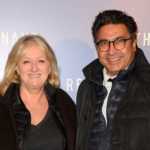 Charlotte de Turckheim et son mari Zaman Hachemi - Avant-première du film "The Revenant" au Grand Rex à Paris, le 18 janvier 2016. © Coadic Guirec/Bestimage