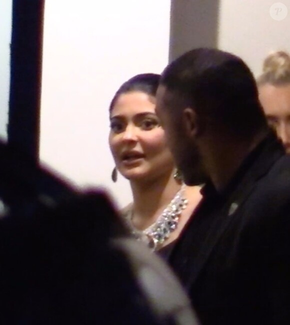 Exclusif - Kylie Jenner - Les célébrités quittent la fête d'anniversaire de Drake aux studios Goya à Hollywood, Los Angeles, le 24 octobre 2019.23/10/2019 - Los Angeles